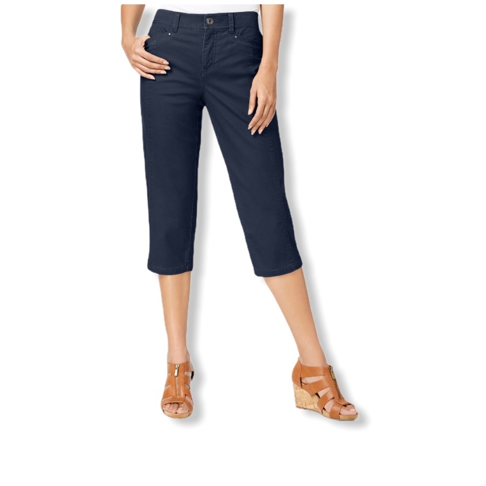 Style & Co Split-Hem Capri Pants